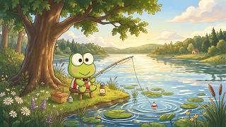 Calm Summer Afternoon with Keroppi 🎣 Soft Lofi Music 🌿 Relaxing Lofi Beats to Focus Time screenshot 4