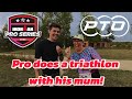 My mum…a pro triathlete?
