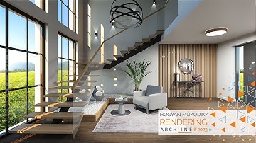 Hogyan működik? - ARCHLine XP 2023 Render - Oktató videó