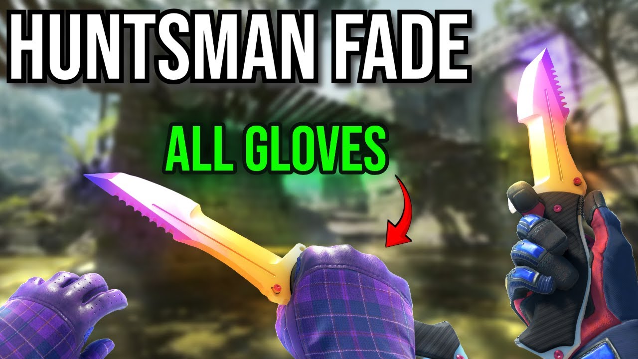 ALL Glove Combos for Huntsman Fade - YouTube