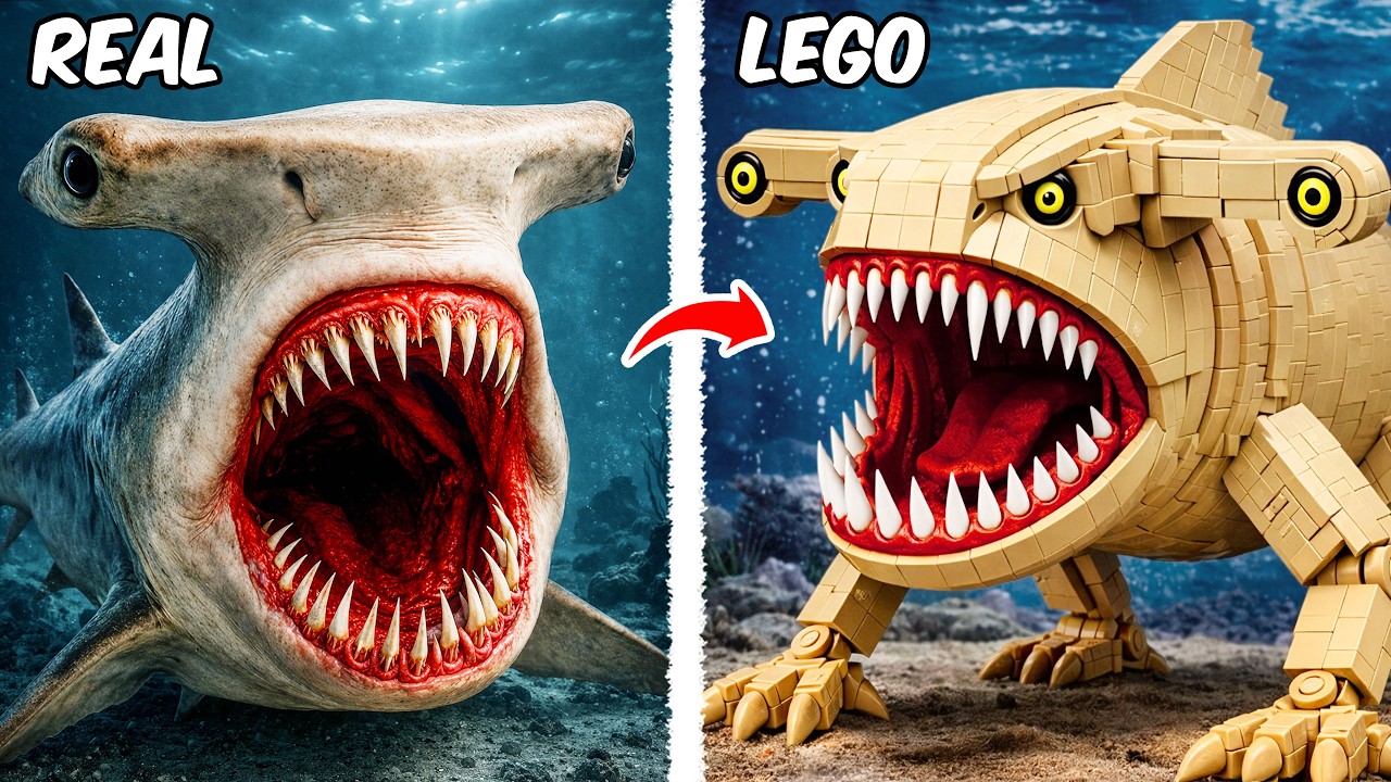 巨大な突然変異の魚をLEGOで作ってみた！ | ROBO Bricks JP