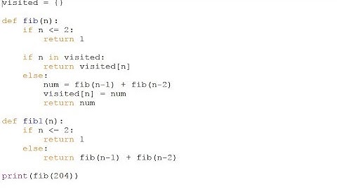 Recursion and Memoization Tutorial Python
