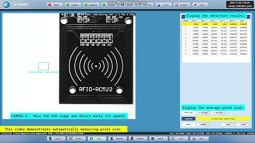GVision : sample : How to automatically measure pixel size