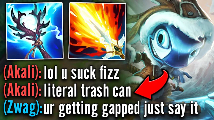 TRASH TALKING AKALI GETS TAUGHT A LESSON! (SHE WAS MALDING ALL GAME)