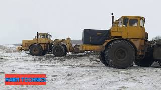 Трактора Кировец. К-701. Ковыряем навоз. JCB копает червей)