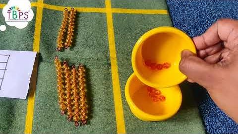 Montessori : Golden Beads Static Addition