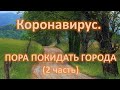 Коронавирус COVID-19 Пора покидать города  (2 часть). Закон о воскресном дне и время покидать города