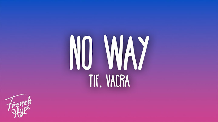 TIF, Vacra - No Way