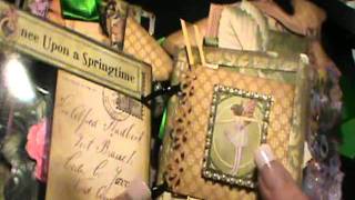 Scrapbook Mini album: Graphic 45 Once Upon A Springtime Collection