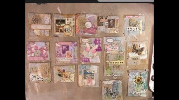 #junkjournaljanuary2024  - Day 10 -  Layers  - Tracing paper strips