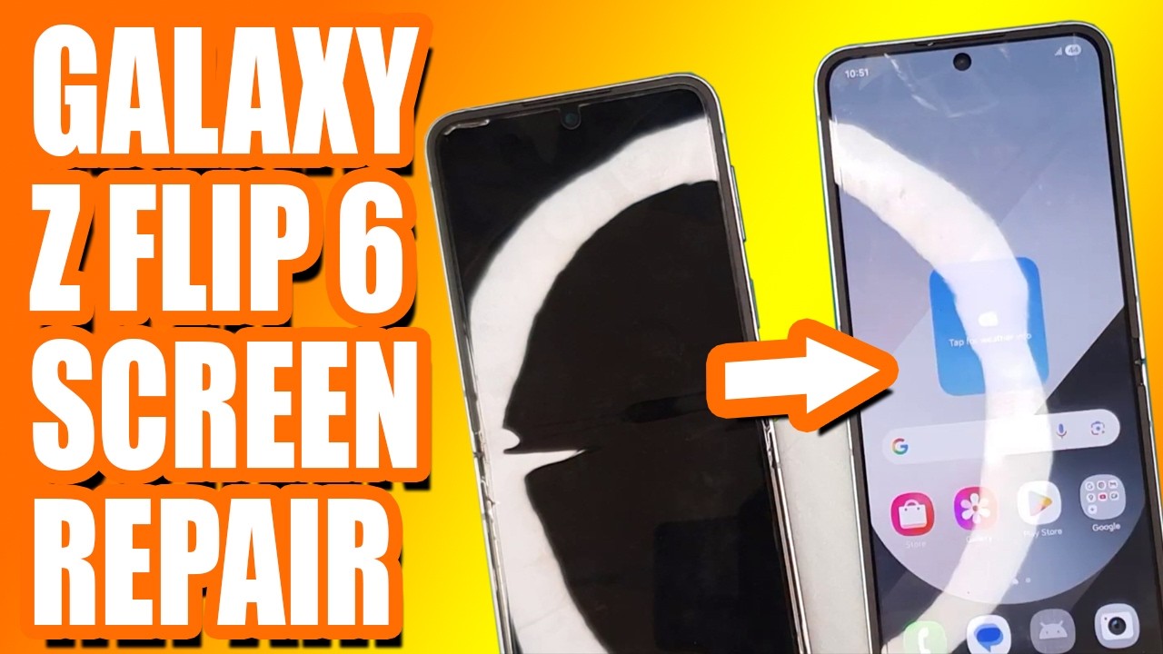 FLIPPING SUCCESS! Samsung Galaxy Z Flip 6 Screen Replacement