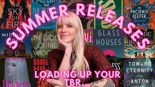 summer book releases for your TBR ☀️📚🍒 (fantasy, sci-fi, romantasy recommendations)