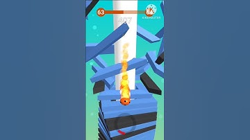 Stack Ball Gameplay || Level 63 || #shorts #ytshorts #youtubeshorts #trendingshorts