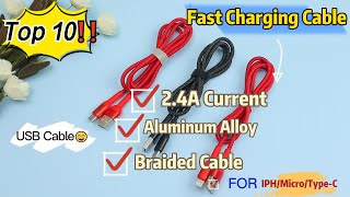 Aluminum Alloy Braid USB Input Charging and Data Cable screenshot 5