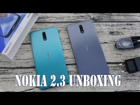 Nokia 2.3 Cyan Green, Charcoal colors unboxing | camera, face unlock tested