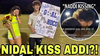 Nidal Wonder CAUGHT KISSING Addi On The Lips After ASKING Her Out On A Date?! 😱😳 **Video Proof**