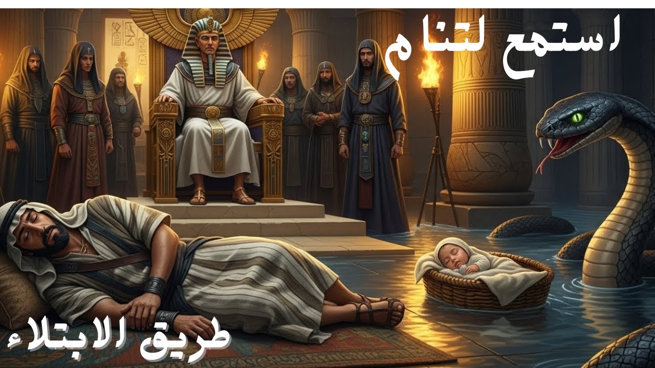 رحلة موسى عليه السلام | من طغيان فرعون إلى التيه والنصر الإلهي..بصوت هادي للنوم