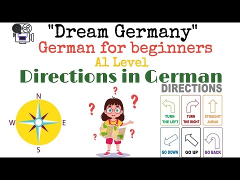A1 Level German | Lesson 35 | Directions in German | Cardinal ...
