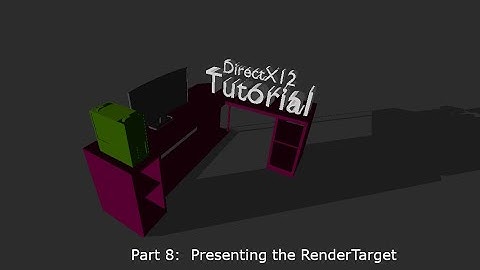 Beginner tutorial: Your first DirectX 12 application in C++ (Part 8: Presenting the RenderTarget)