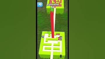 Gameplay top mobile games Relaxing n satisfying game iOS/ANDROID Stacky Dash  #shorts Level 2870