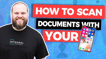 How To Scan Documents With Your Phone!! (Easy)