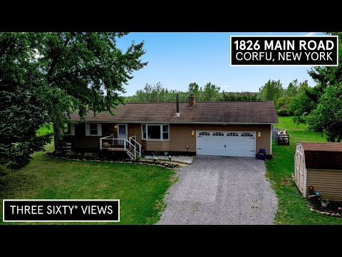 1826 Main Rd, Corfu, NY home video tour
