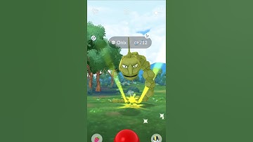 Shiny Onix found in Pokémon Go! #pokemon #shinypokemon #pokemongo