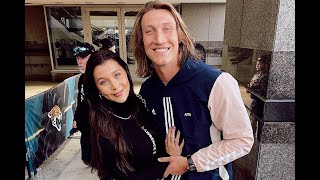 Trevor Lawrences Wife Marissa Reflects On Adversity Of His First Nfl Season Lot Of Learning