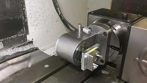 Moreside Model 200 getting some 5 axis indexing done