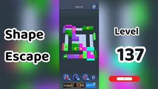 Shape Escape Level 137 Walkthrough 🧩 | Step-by-Step Guide | SolutionGuruji
