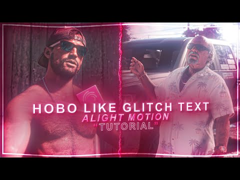 @Hoboedits2  like glitch text alight motion tutorial (+preset)