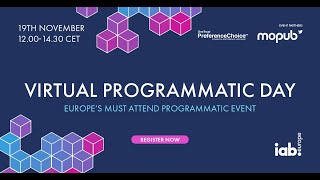 IAB Europe's Virtual Programmatic Day H2 2020 - Part 1