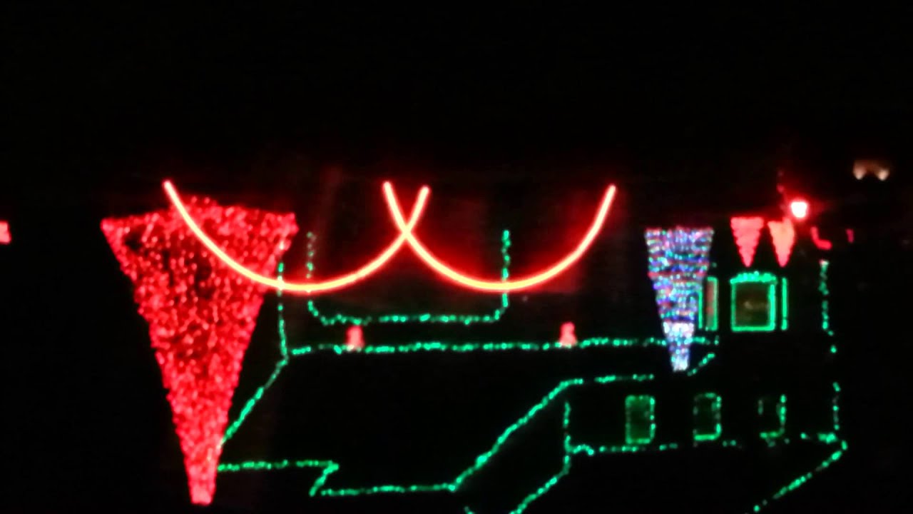 Christmas lights set to music YouTube