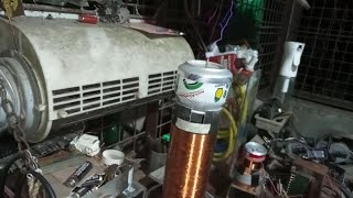 #SSTC 24volt input my 6th Tesla coil#diy#Electronics#teslacoil#Felitz nilet.