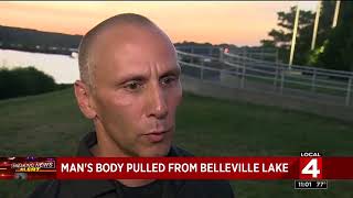 Man s body pulled from Belleville Lake