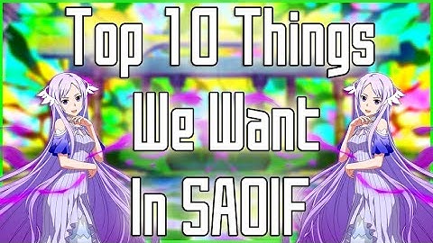 Top 10 Things We Want In SAO Integral Factor! SAO Integral Factor!