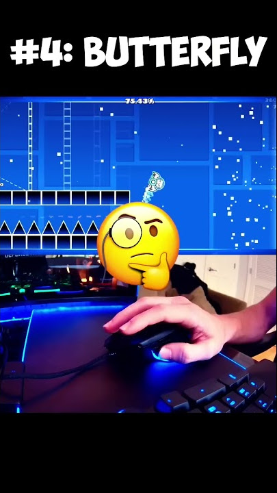 Geometry Dash: Scroll Clicking is OP 😳 Last one breaks the game 😂 #shorts