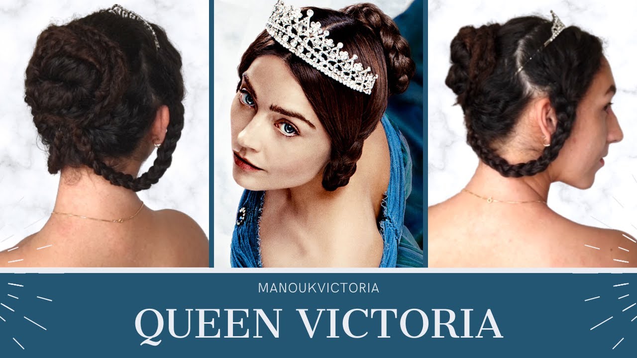 Victorian Hairstyle Tutorial Queen Victoria Updo YouTube
