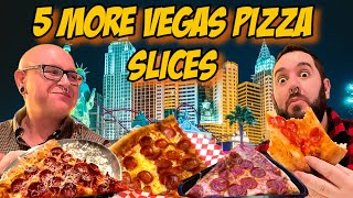 We try 5 More Las Vegas Pizza Slices in “Pizza Quest: The Sequel” | Who has the BEST slice in Vegas?