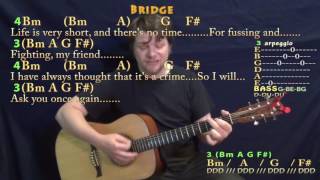 We Can Work It Out (The Beatles) Strum Guitar Cover Lesson with Chords/Lyrics