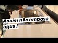 VÍDEO 1,INSTALANDO CUBA EM BANCADA DE PORCELANATO!