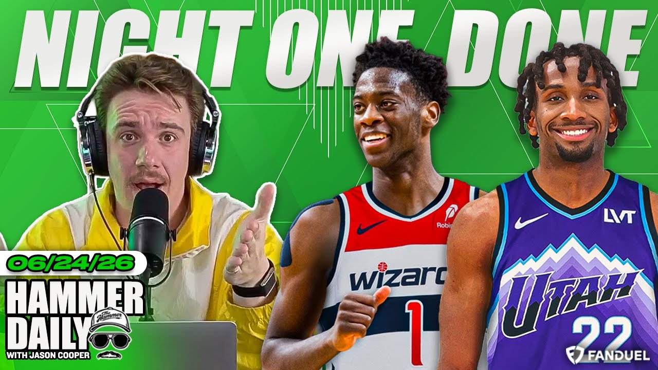 AJ Dybantsa Goes 1st In NBA Draft • FIFA World Cup & More | Presented By FanDuel
