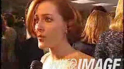 Gillian Anderson on Golden Globes  1997