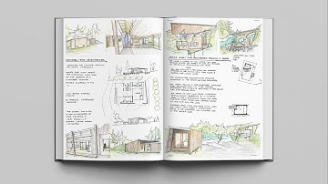 Architecture Sketchbook Flip Through [the sketchbook series]