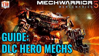 Mw5 Dlc Hero Mech Loadouts Explained Mechwarrior 5 Mercenaries Heroes Of The Inner Sphere Dlc Youtube