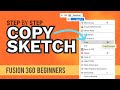 Copy and Paste Sketches and Components in Fusion 360