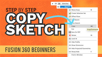 Schetsen en componenten kopiëren en plakken in Fusion 360