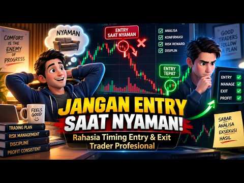 JANGAN ENTRY SAAT NYAMAN! Rahasia Timing Entry & Exit Trader Profesional