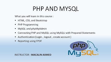 Casharka 9aad _ PHP AND MYSQL 2025