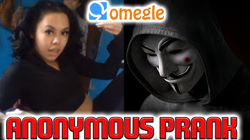 WOW She Really do That - Anonymous Hacking into OMEGLE Video Prank - Jump Scare - Funny Reactions
